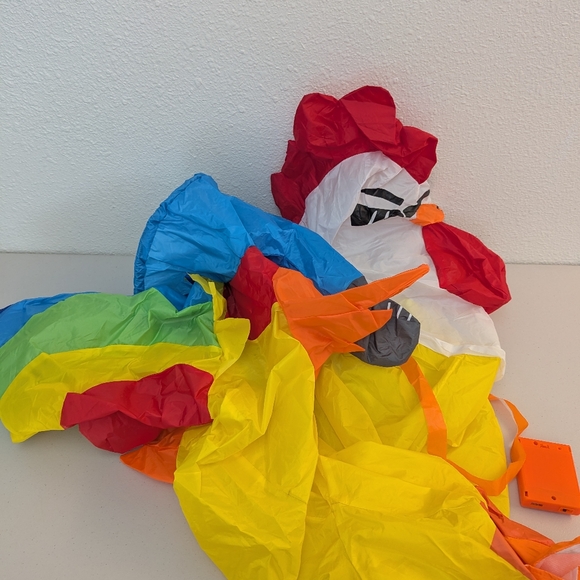 Inflatable Chicken Rider Costume - Picture 5 of 5